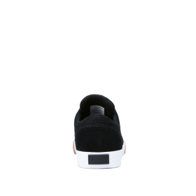 Womens Supra Low Top Shoes CHINO Black/White/Gum | AU-34357